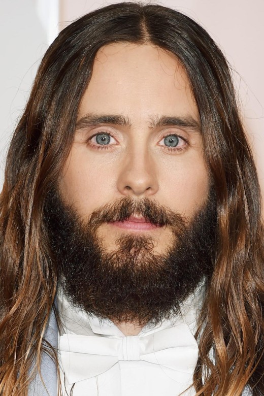 A picture of Jared Leto, staring soullessly into camera.